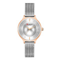 CURREN 9036 Fashion Casual Stainless Steel Mesh Watches Womens Dress Rhinestone Quartz Wristwatch Ladies Gifts bayan kol saati